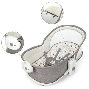 qidalandırmaq üçün uşaq stul yelləncək: Çoxfunksiyalı beşik-yelləncək doğuşdan 3 yaşa qədər uşaqlar üçün — 6