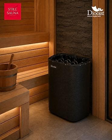 SAC Black Sauna Heater Ev və SPA məkanlarında 8–11 m³ həcmli saunalar