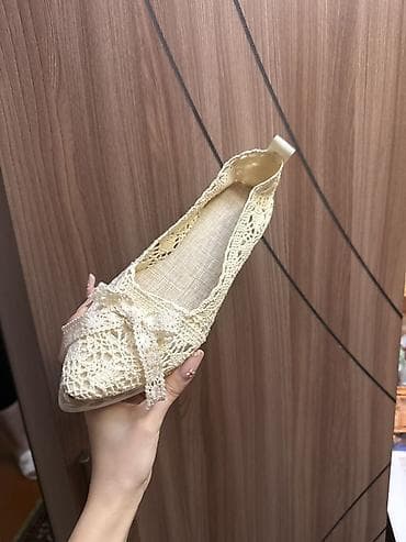aksesuar instagram: Məhsul: Qadın üçün krujeva baletka/espadril tipli ayaqqabı - Rəng — 2