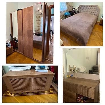 İkinəfərlik çarpayı, Dolab, Termo, 2 tumba, İşlənmiş