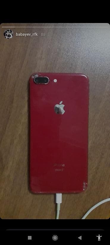 IPhone 8 Plus, 64 GB, Qırmızı