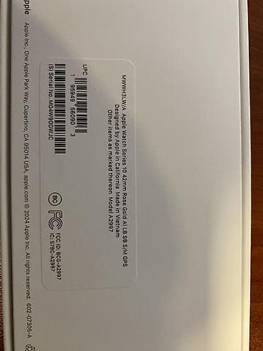 Смарт браслеты: Смарт часы, Apple, Сенсорный экран, цвет - Золотой — 2