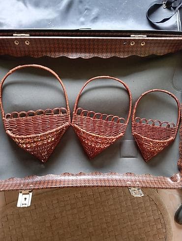 вилюта постельное белье: Toxunma divar səbətlərinin dəsti - 3 ədəd dekorativ divar səbəti — 1