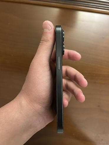 iphone 17 pro max qiyməti: IPhone 15 Pro, 128 GB, Qara, Face ID — 6