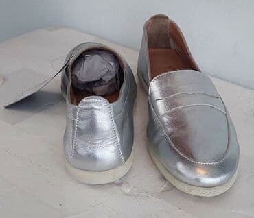 loro piana ayaqqabi qiymeti: Ölçü: 39.5, rəng - Gümüşü, Yeni — 5