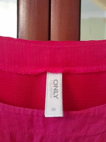 Qadınlar üçün 3 ədəd qısaqol, “hot pink” rəngli bluz/top dəsti. - — 3