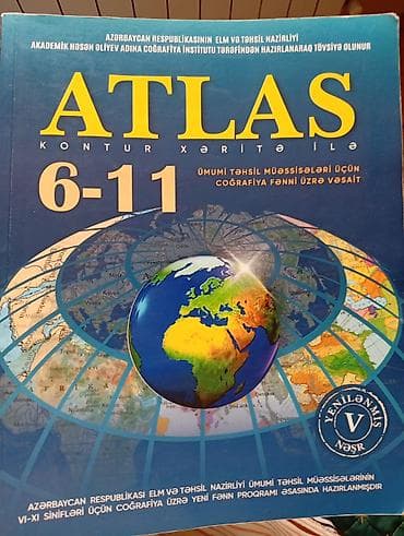 Məhsul: “Atlas 6–11” (Yenilənmiş V nəşr) Təyinat: Ümumi təhsil — 1