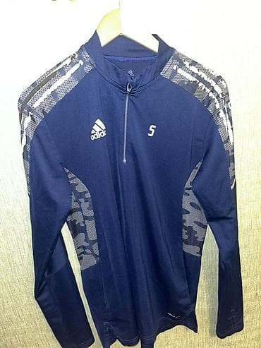 свитшот: Məhsul: Adidas “Qarabağ” uzunqol məşq üstü - Rəng: Tünd göy - Brend — 1