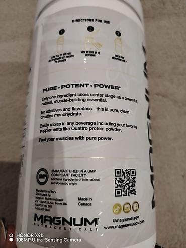 İdman qidaları: Kreatin Çəki: 201 - 500 g — 3