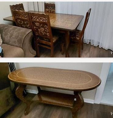 dirnaq masa: Sara11Masa dəsti 6 stulla +jurnalnıy 200 manat masa açılır Yeni — 1