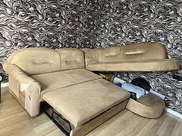 Divanlar: Künc divan, Açılan, Bazalı, Vеlur parça, Çatdırılma yoxdur — 4