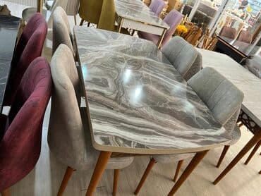 sulutepe kiraye heyet evleri 2022: Mətbəx üçün, Yeni, Açılan, Dördbucaq masa, 4 stul — 3