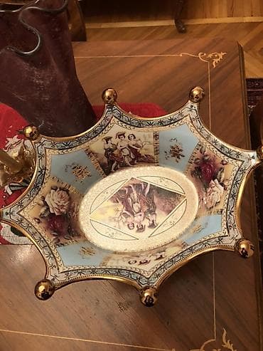 X.Rongtai markalı dekorativ porselen meyvə/qənd qabı - Material lalafo.az -da X.Rongtai markalı dekorativ porselen meyvə/qənd qabı - Material