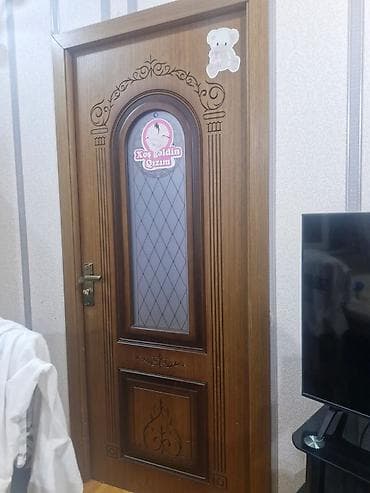 lepe: Taxta otaq qapısı - Material: təbii ağac teksturasına malik MDF/taxta — 1