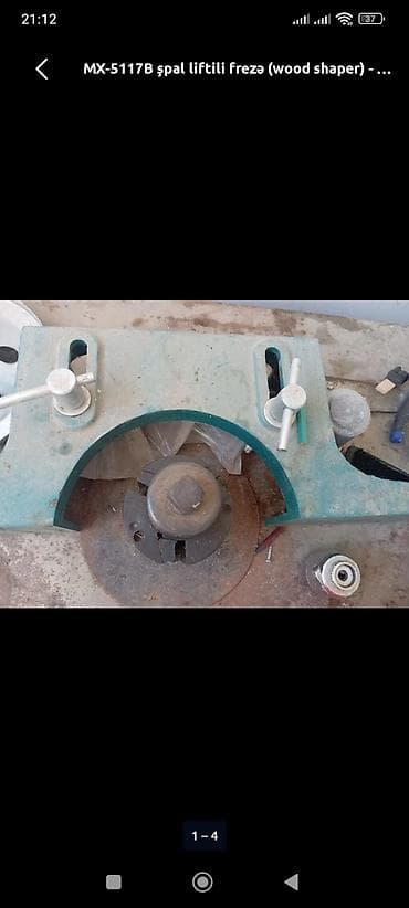 2.3 kompressor: MX-5117B şpal liftli frezə (wood shaper) - Model: MX-5117B - Təyinat — 2