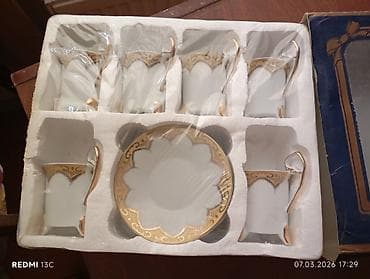 coca cola: Çay dəsti, rəng - Ağ, Farfor, 6 nəfərlik, Yaponiya — 1