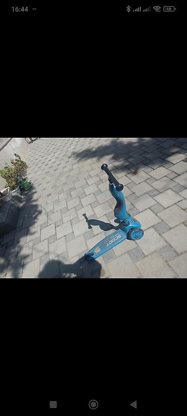 samkat: Uşaq skutu – 3 təkərli, mavi rəngdə model. 0559801169 vhatsaapla — 1