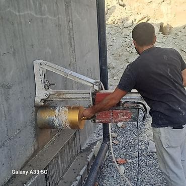 Beton deşmə xidməti – diamant karotla - Divar, tavan və döşəmələrdə — 1