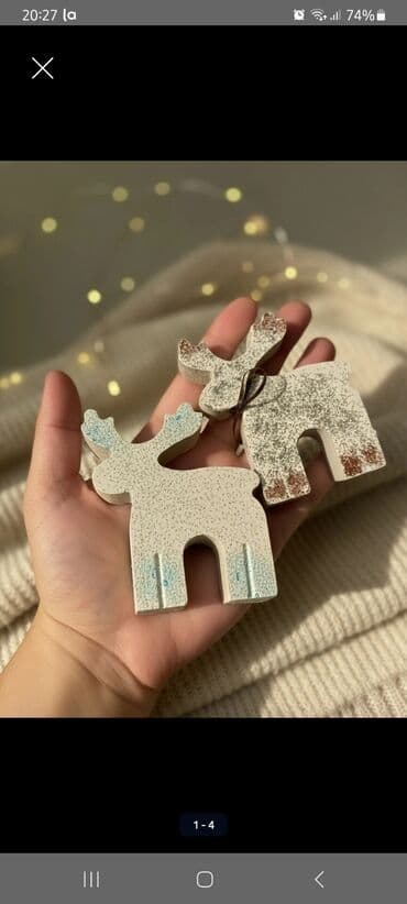 en gozel hediyyeler: Fiqur, Gips, rəng - Mavi — 2