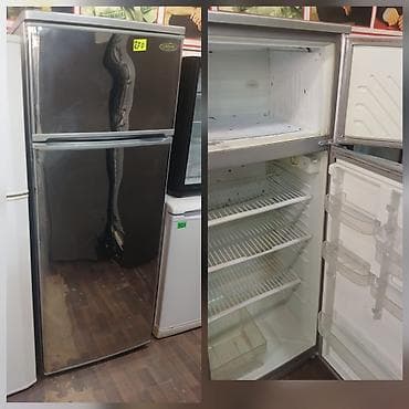 Soyuducu Paltaryuyan televizor vitrinlerin satış mərkəzi: İşlənmiş 2 qapılı Cinar Soyuducu Satılır, rəng - Qara