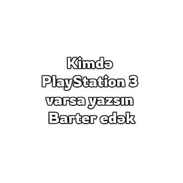 ikinci el tv satış: PlayStation 3 ə Barter edirəm — 1
