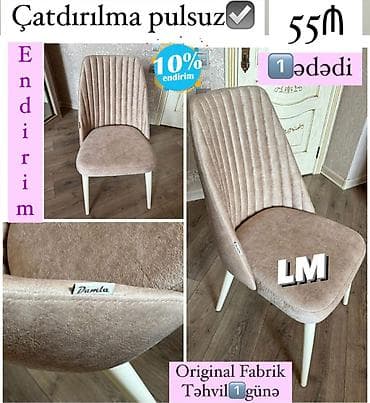 HAZIR FABRİK STULLARI 👑 Yüksək keyfiyyətlə boyalı model Qiymət 