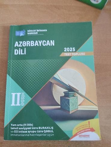 kitab alan: Azərbaycan dili Testlər 11-ci sinif, Güvən, 2-ci hissə, 2023 il — 2