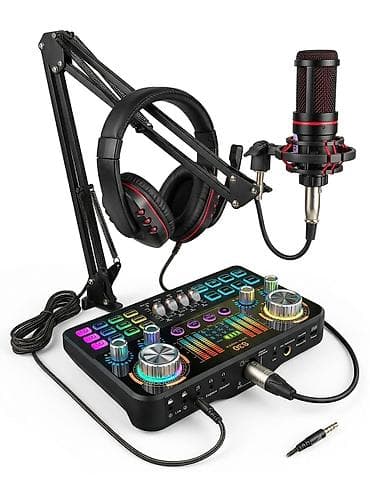 mikrofon bm 800 cena: Podkast/streaming üçün peşəkar audio dəst • Komplekt: kondensator — 1