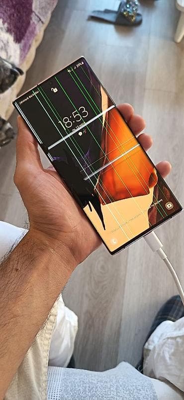 Техника и электроника: Samsung Galaxy Note 20 Ultra, 256 ГБ, цвет - Золотой, Face ID, Битый, Сенсорный — 5