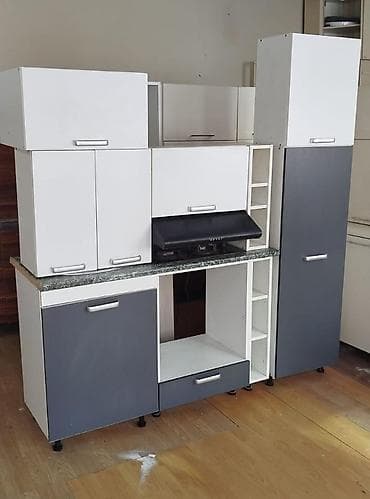Mətbəx mebeli satılır. Qiymət 295 azn. Ölçü aşağı -1.95sm, yuxarı