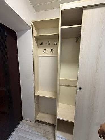 șkaf: İşlənmiş, 1 qapı, Digər rəng, Digər material, Kupe, Düz dolab — 4