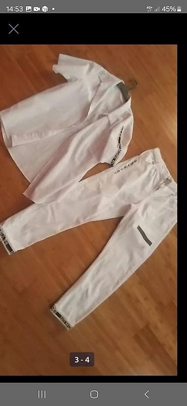 ayaggabı: Uşaq geyimləri dəsti - Ölçülər: 11–12 yaş (yazıda: “11,12 yawa her — 2