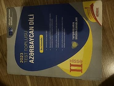Testlər: Məhsul: “Azərbaycanca – 2023 Test Toplusu”, II hissə (Dövlət İmtahan — 1