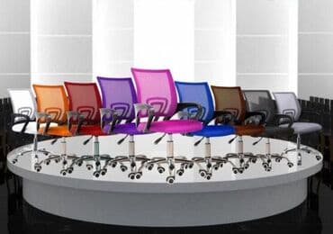 детский компьютерный стул, кресло: Новый, С колесиками, Рукояти не регулируются, Ткань — 7