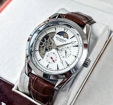 WELSIKAI Automatic kişi qol saatı Xüsusiyyətlər: - Avtomatik mexanizm