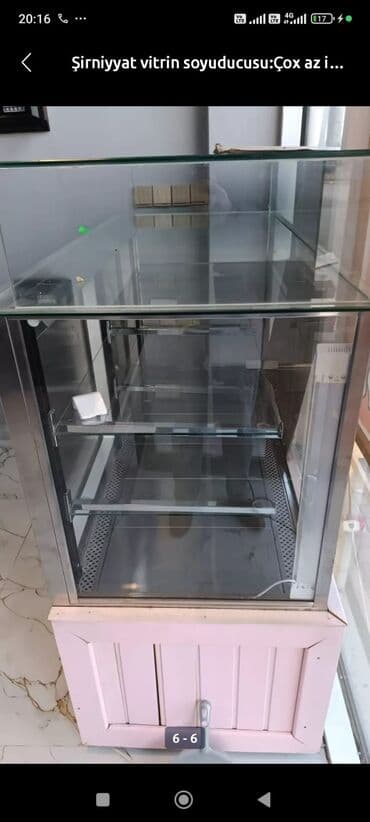kreditle vitrin soyuducu: Şirniyyət üçün, 150 * 150 * 60, İşlənmiş, Ünvandan götürmə — 6