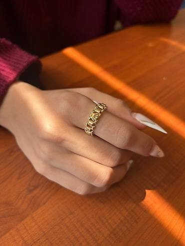 chopard sep: Qızıl rəngli zərgərlik seti - Boyunbağı: Nazik zəncir, dairəvi günəş — 3