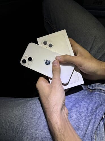 iphone 12 qiymət: IPhone 13, 128 GB, Ağ, Face ID — 2