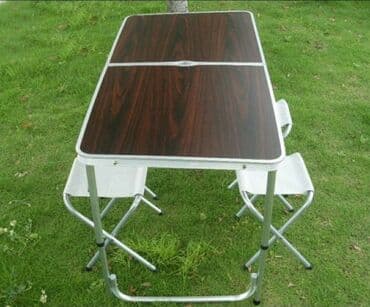 аренда столов и стульев бишкек: 4 nəfərlik çamadan kimi açılıb yığılan — 2