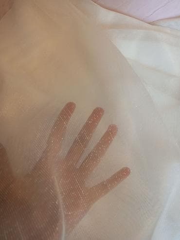 pərdələr ikinci el: Yeni, Tül, rəng - Ağ, Pulsuz çatdırılma — 6