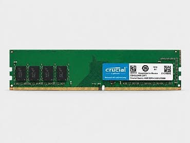 kompüter ramı: Operativ yaddaş (RAM) Crucial, 4 GB, 2400 Mhz, DDR4, PC üçün, İşlənmiş — 1