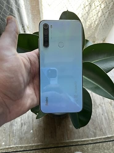 redmi pad 2023: Redmi Note 8, 64 GB, rəng - Ağ, Barmaq izi, İki sim kartlı, Face ID — 2