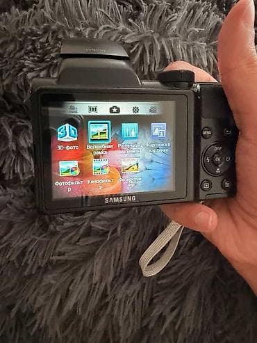 iqlim paneli: Samsung rəqəmsal fotoaparat – bridge tip. Xüsusiyyətlər: - Samsung — 3