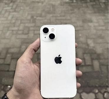 IPhone 13, 128 GB, Ağ, Zəmanət, Simsiz şarj, Face ID
