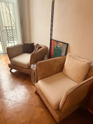 Mebel dəsti – 1 ədəd ikinəfərlik divan və 2 ədəd kreslo - Stil