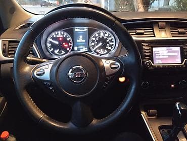 qosqu satilir: Nissan Sentra SV sedan - Kuzov: sedan, qara rəng - Komplektasiya: SV — 9