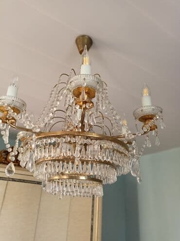 metbex perdeleri 2022: Çılçıraq, 6 lampa, Metal — 3