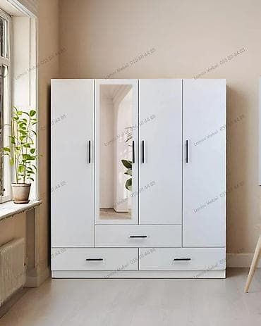 bal: 4 Qapılı Dolab Standart ölçülü otaqlar üçün ideal seçim. Geniş — 1