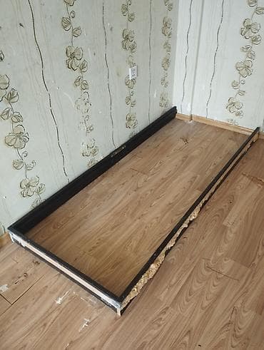 4 ədəd ev qapısı satılır. - Material: taxta/kompozit üzlü, tünd — 3
