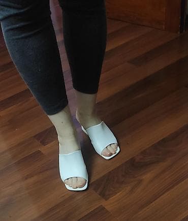 Tuflilər: Ölçü: 37, rəng - Ağ, Yeni — 7